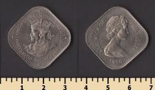 Гернси остров 10 шиллингов 1966