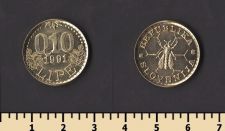 Словения 0,1 липа 1991