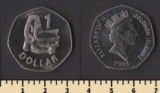 Соломоновы оcтрова 1 доллар 2005