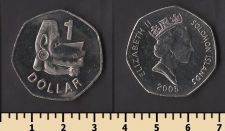 Соломоновы оcтрова 1 доллар 2005