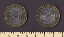 Монако 20 франков 1997