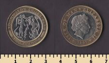 Мэн остров 2 фунта 2001