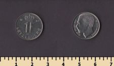 Люксембург 1 франк 1990