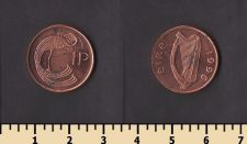 Ирландия 1 пенни 1996