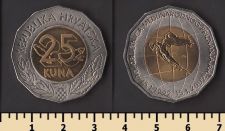 Хорватия 25 куна 2002
