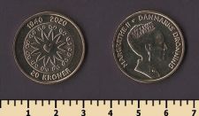 Дания 20 крон 2020