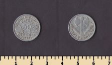 Франция 50 сантимов 1942