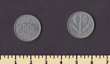 Франция 50 сантимов 1942