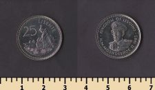 Лесото 25 лисенте 1985