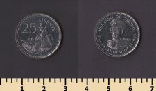 Лесото 25 лисенте 1985