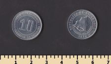 Никарагуа 10 сентаво 1974