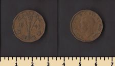 Канада 5 центов 1943