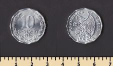 Чили 10 сентаво 1976