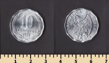 Чили 10 сентаво 1977