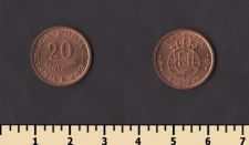 Португальский Тимор 20 сентаво 1970