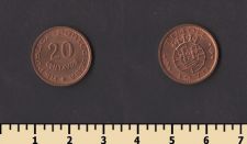 Португальский Тимор 20 сентаво 1970