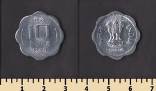 Индия 10 пайса 1986