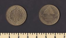 Ливан 25 пиастров 1980