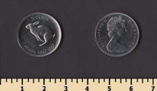 Канада 5 центов 1967