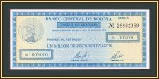  1000000  1985 P-190 (190a) -UNC
