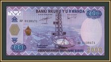 Руанда 2000 франков 2014 P-40 (40a) UNC